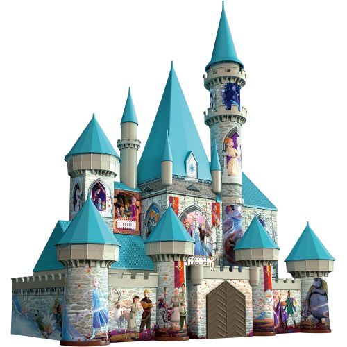  Ravensburger 11156 Disney Frozen 2 Castle 216 Piece 3D Jigsaw Puzzle for Kids and Adults Easy Click Technology Means Pieces Fit Together Perfectly, No Glue Required,Multi