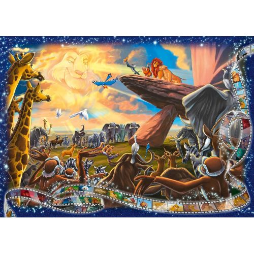  Ravensburger?Disney The Lion King 1000 Piece Jigsaw Puzzle for Adults 19747 Every Piece is Unique, Softclick Technology Means Pieces Fit Together Perfectly