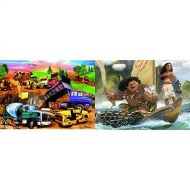 Ravensburger Construction Crowd 60 Piece Jigsaw Puzzle for Kids ? Every Piece is Unique, Pieces Fit Together Perfectly & Disney Moana One Ocean One Heart 100 Piece Jigsaw Puzzle