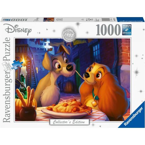  Ravensburger?Disney Lady and The Tramp 1000 Piece Jigsaw Puzzle for Adults 13972 Every Piece is Unique, Softclick Technology Means Pieces Fit Together Perfectly