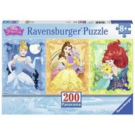 Ravensburger Beautiful Disney Princesses Panorama 200 Piece Jigsaw Puzzle for Kids ? Every Piece is Unique, Pieces Fit Together Perfectly, 12825