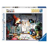 Ravensburger Disney Pixar The Artists Desk Puzzle 1000 Piece Jigsaw Puzzle for Adults ? Every Piece is unique, Softclick technology Means Pieces Fit Together Perfectly, Model Num