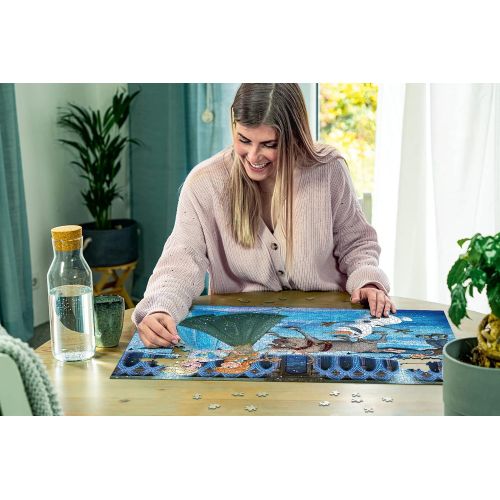  Ravensburger Disney Frozen 1000 Piece Jigsaw Puzzle for Adults 16488 Every Piece is Unique, Softclick Technology Means Pieces Fit Together Perfectly