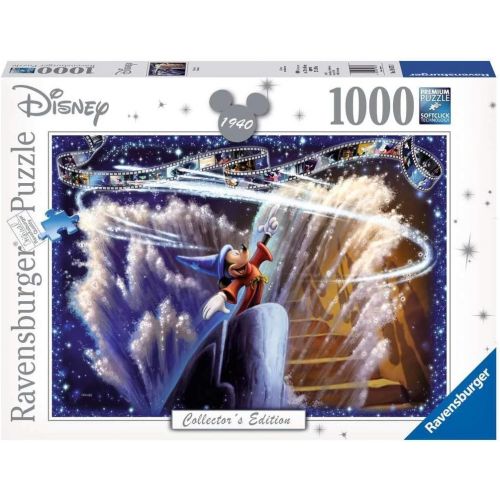  Ravensburger 19675 Disney Fantasia Collectors Edition 1000 Piece Puzzle for Adults, Every Piece is Unique, Softclick Technology Means Pieces Fit Together Perfectly,White