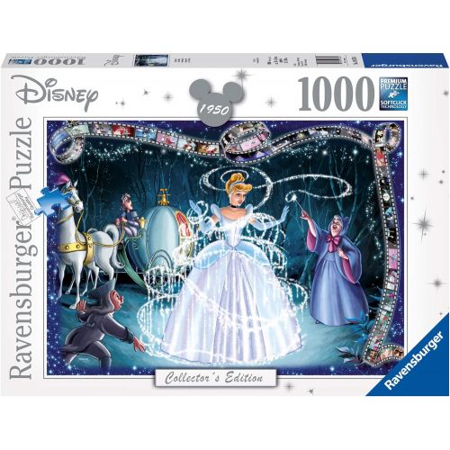  Ravensburger Disney Collectors Edition Cinderella 1000 Piece Jigsaw Puzzle for Adults Every Piece is Unique, Softclick Technology Means Pieces Fit Together Perfectly