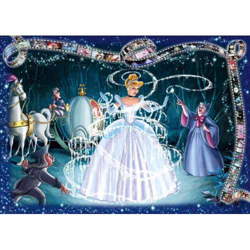  Ravensburger Disney Collectors Edition Cinderella 1000 Piece Jigsaw Puzzle for Adults Every Piece is Unique, Softclick Technology Means Pieces Fit Together Perfectly