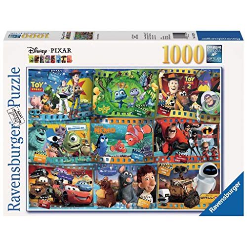  Ravensburger Disney Pixar Movies 1000 Piece Jigsaw Puzzle for Adults ? Every Piece is unique, Softclick technology Means Pieces Fit Together Perfectly