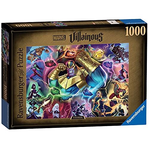  Ravensburger?Marvel Villainous: Thanos 1000 Piece Jigsaw Puzzle for Adults 16904 Every Piece is Unique, Softclick Technology Means Pieces Fit Together Perfectly