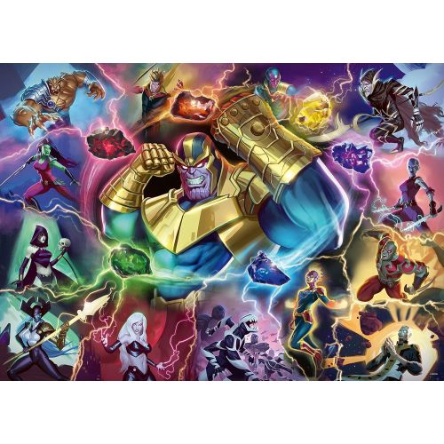  Ravensburger?Marvel Villainous: Thanos 1000 Piece Jigsaw Puzzle for Adults 16904 Every Piece is Unique, Softclick Technology Means Pieces Fit Together Perfectly