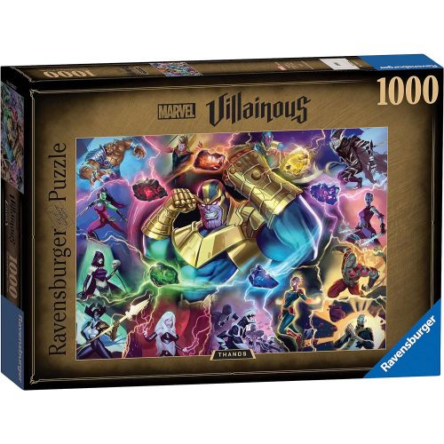  Ravensburger?Marvel Villainous: Thanos 1000 Piece Jigsaw Puzzle for Adults 16904 Every Piece is Unique, Softclick Technology Means Pieces Fit Together Perfectly