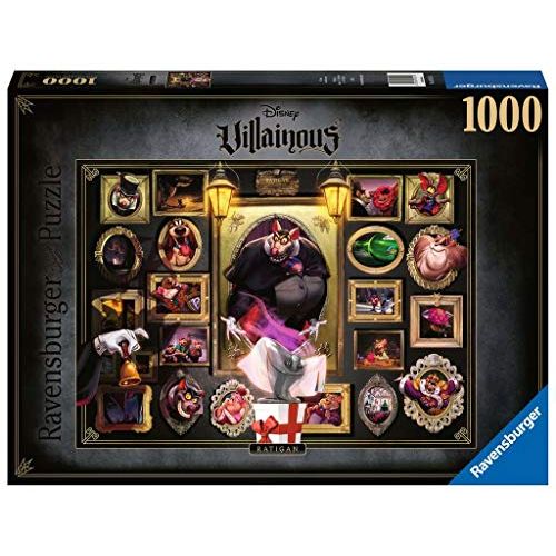  Ravensburger Disney Villainous: Ratigan 1000 Piece Jigsaw Puzzle for Adults Every Piece is Unique, Softclick Technology Means Pieces Fit Together Perfectly