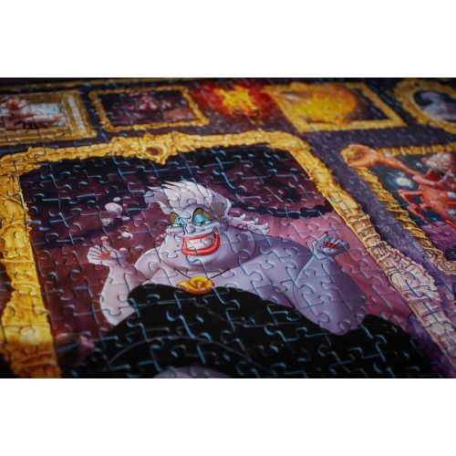  Ravensburger Disney Villainous Ursula 1000 Piece Jigsaw Puzzle for Adults ? Every Piece is Unique, Softclick Technology Means Pieces Fit Together Perfectly