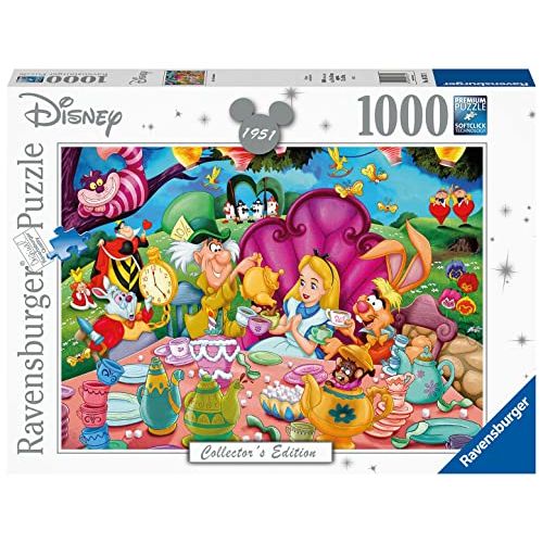  Ravensburger?Alice in Wonderland 1000 Piece Jigsaw Puzzle for Adults 16737 Every Piece is Unique, Softclick Technology Means Pieces Fit Together Perfectly