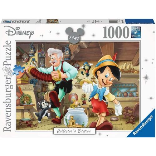  Ravensburger?Disney Pinocchio 1000 Piece Jigsaw Puzzle for Adults 16736 Every Piece is Unique, Softclick Technology Means Pieces Fit Together Perfectly