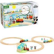 Ravensburger BRIO 32292 Disney Mickeys Deluxe Wooden Railway Set Wooden Toy Train Set for Kids Age 3 and Up
