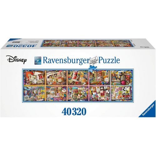  Ravensburger Mickey Through The Years - Worlds Largest Mickey Puzzle - 40320 pcs - Mickey 90th Anniversary Edition - Made in Germany Jigsaw Puzzle