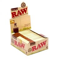 [아마존핫딜]50 x Books Raw Organic Natural Hemp King Size Slim Rolling Paper Cigarette Skin