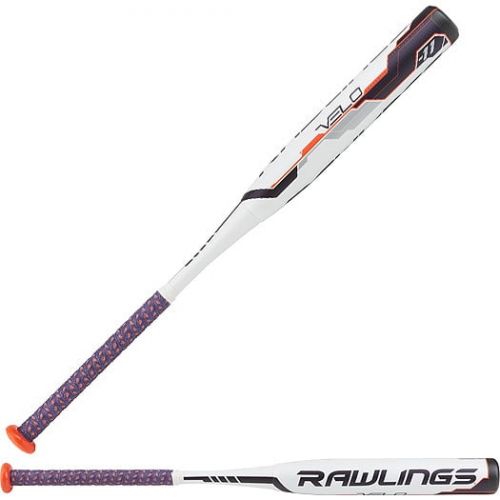 롤링스 New Rawlings FP8V10 Velo WhiteBrown Fastpitch Softball Bat -10 Composite