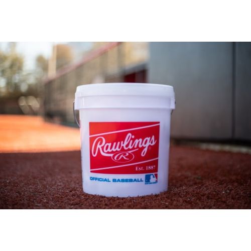 롤링스 Rawlings Official League Recreational Bucket, Bucket with 24 Baseballs, OLB3BUCK24