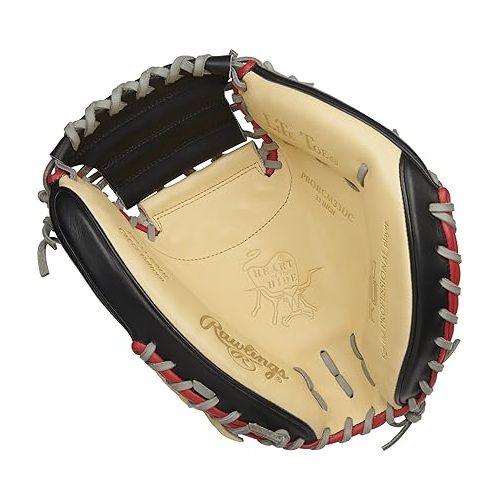 롤링스 Rawlings | HEART OF THE HIDE Baseball Catchers Glove | CONTOUR - Youth Fit | Advanced Break-In | 33