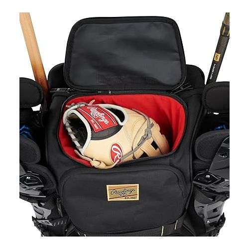 롤링스 Rawlings | GOLD COLLECTION Wheeled Equipment Bag | Baseball/Softball | Multiple Styles