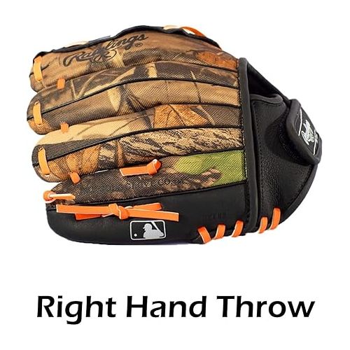 롤링스 Rawlings Playmaker Camo Kids Baseball Glove for Kids 5-8 - TBall Glove - 10, 10.5, 11 Inch - Left and Right Hand Throw