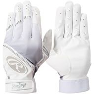 Rawlings Sporting Goods Adult Exclusive Prodigy 360 Batting Gloves White Large