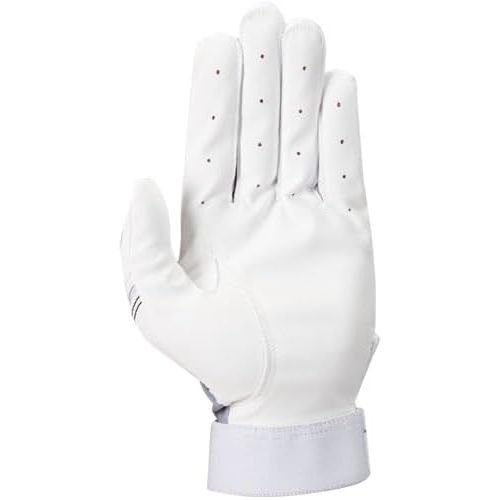 롤링스 Rawlings Sporting Goods Adult Exclusive Prodigy 360 Batting Gloves White Medium