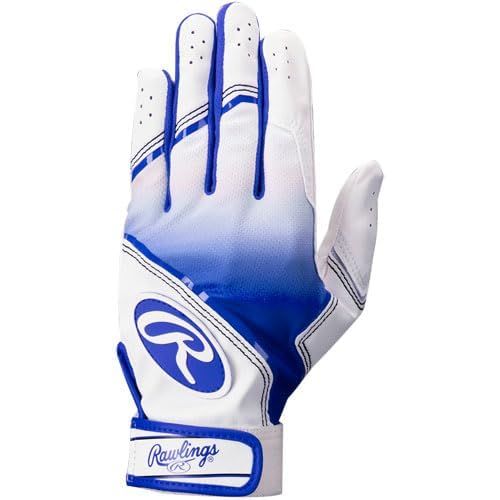 롤링스 Rawlings Sporting Goods Adult Exclusive Prodigy 360 Batting Gloves Royal Medium