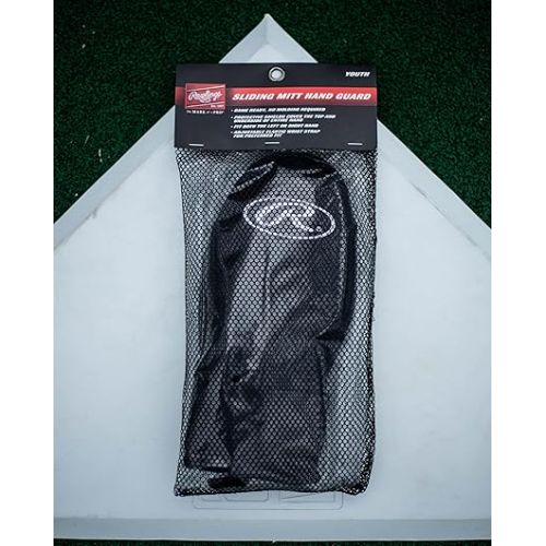 롤링스 Rawlings | Protective Sliding MITT | Baseball/Softball | Adult & Youth Sizes | Black