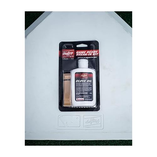 롤링스 Rawlings Glove Conditioner + Game Ready Glove Break-in Kit for Baseball/Softball