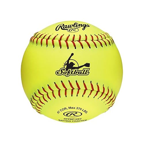 롤링스 Rawlings Rfpbp12sy Fastpitch Softball 12 Bucket 12 Ball Pack W/Bucket