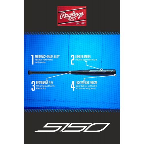 롤링스 Rawlings 2021 5150 BBCOR Baseball Bat Series (-3)