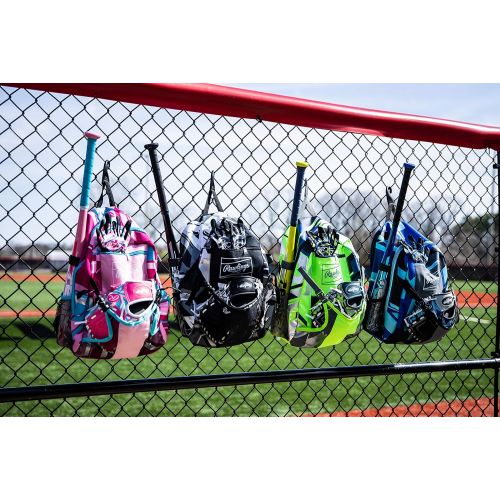 롤링스 Rawlings Remix T-Ball & Youth Baseball & Softball Backpack Bag Series Multiple Colors