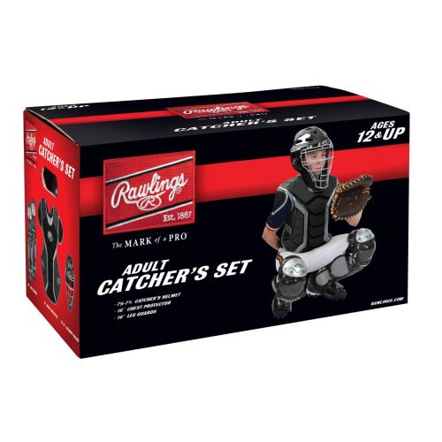 롤링스 Rawlings Age 6 - 9 Renegade Catchers Set, BlackSilver