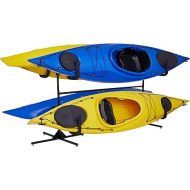 RaxGo Kayak Storage Rack, Freestanding Heavy Duty Stand for Kayak's, SUP, Canoe & Paddleboard for Indoor, Outdoor, Garage, Shed, or Dock, Adjustable Height