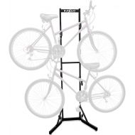 [아마존베스트]RaxGo Bike Storage Rack, 2 Bicycle Garage Stand, Adjustable, Freestanding, Adjustable Hooks Universal for Indoor Use