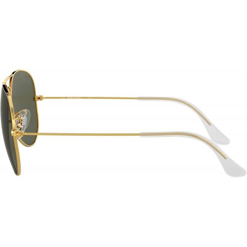  Ray-Ban AVIATOR LARGE METAL - GOLD Frame PHOTO YELLOW GSM Lenses 55mm Non-Polarized