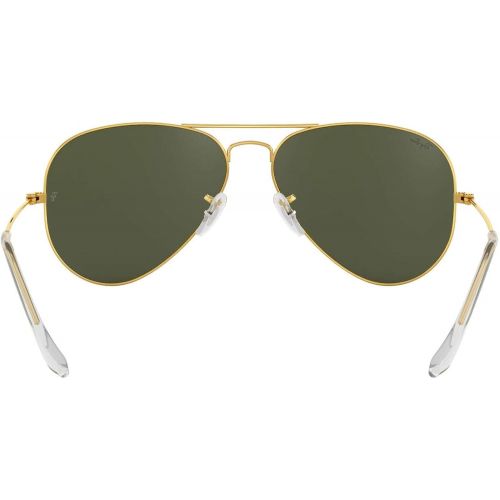  Ray-Ban AVIATOR LARGE METAL - GOLD Frame PHOTO YELLOW GSM Lenses 55mm Non-Polarized