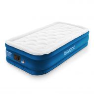 RayGoo Air Mattress Twin Size Airbed Luxury Raised Inflatable Mattress with Built-in Electric Pump, Elevated Raised Air Mattress Quilt Top, Height 20, 3-Year Warranty