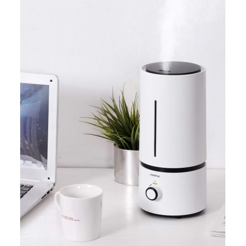  raydrop Cool Mist Humidifiers for Babies , 1.70 L Quiet and Small Ultrasonic Humidifier for Bedroom Nightstand, Space-Saving, Auto Shut Off-(0.45 Gallon, US 110 V)