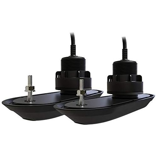  Raymarine Axiom RV-320 RealVision 3D Plastic Thru Hull 20° Low Profile Split Transducer Pair