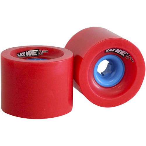  Rayne Lust Series Skateboard Wheels, Blue Core, 75mm, 77a