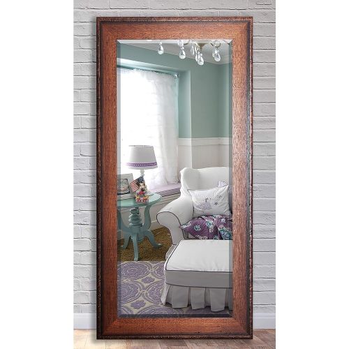  Rayne Mirrors US Made Timber Estate Beveled Full Body Mirror - Walnut 30.5 x 71