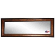 Rayne Mirrors DV015XL American Made Double Vanity Wall Mirror, Bronze/Black