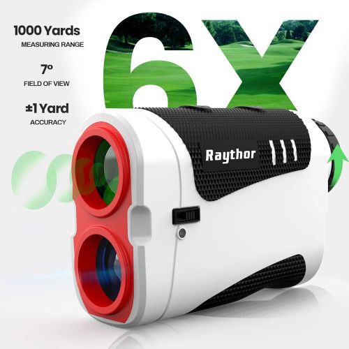  [아마존베스트]Raythor Pro GEN S2 Golf Rangefinder, Laser Range Finder with Pinsensor and Physical Slope Switch, Continuous Scan, Rechargeable Battery, Tournament Legal Rangefinder for Profession