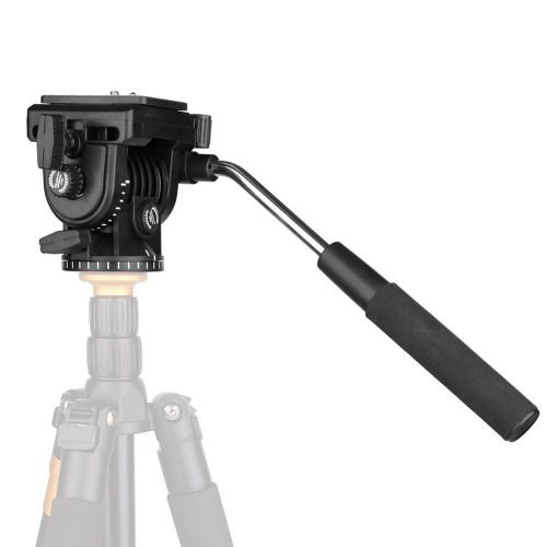  Raza Video Camera Tripod Action Fluid Drag Pan Tripod Head For Canon Nikon Sony DSLR Camera Camcorder Shooting Filming