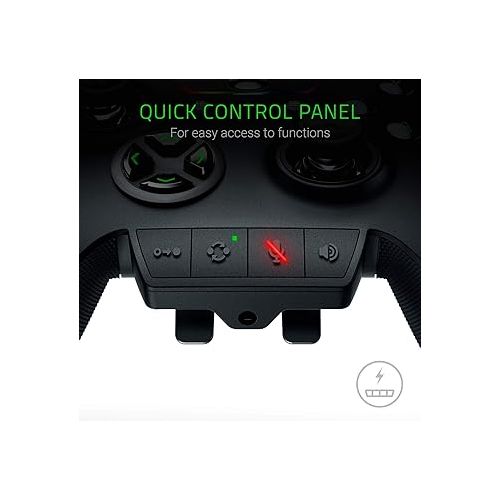 레이저 Razer Wolverine Ultimate Officially Licensed Xbox One Controller: 6 Remappable Buttons and Triggers - Interchangeable Thumbsticks and D-Pad - For PC, Xbox One, Xbox Series X & S - Black