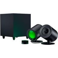 Razer Nommo V2 Pro - 2.1 PC Gaming Speakers Wireless Subwoofer: THX Spatial Audio - Projection Chroma RGB - Full-Range Drivers - Wireless Down-Firing Subwoofer - Wireless Control Pod