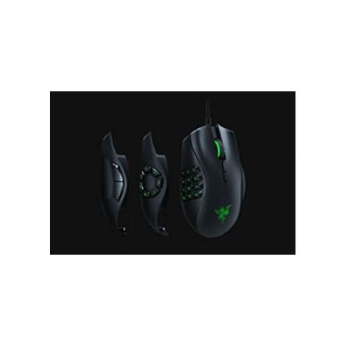 레이저 Razer Naga Trinity Gaming Mouse: 16,000 DPI Optical Sensor - Chroma RGB Lighting - Interchangeable Side Plate w/ 2, 7, 12 Button Configurations - Mechanical Switches